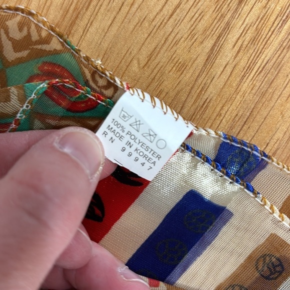 Multi Color Light Weight Head Scarf Shoulder Wrap Neck Scarf Purse Scarf OS - Picture 7 of 7